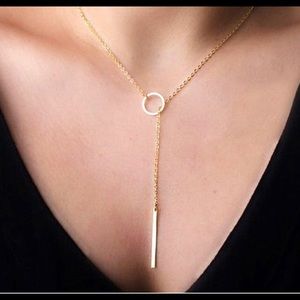 Nashelle adjustable circle necklace